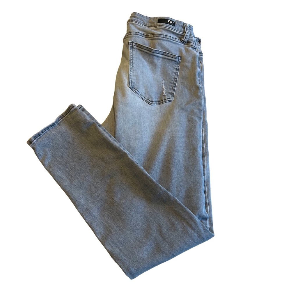 Kut from the Kloth Charcoal High Rise Skinny Jeans   Size 16 - Picture 4 of 10
